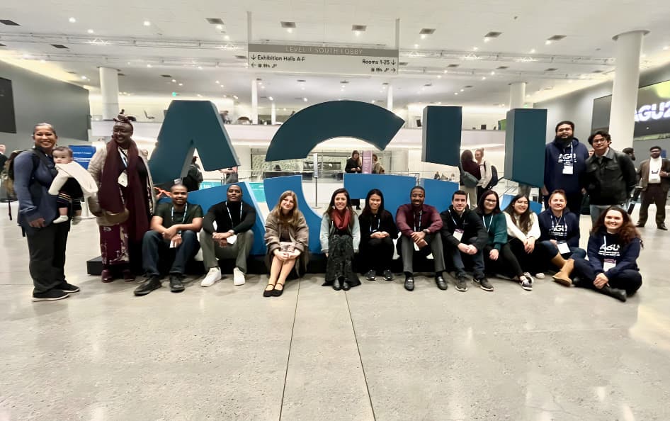 Group at AGU conference
